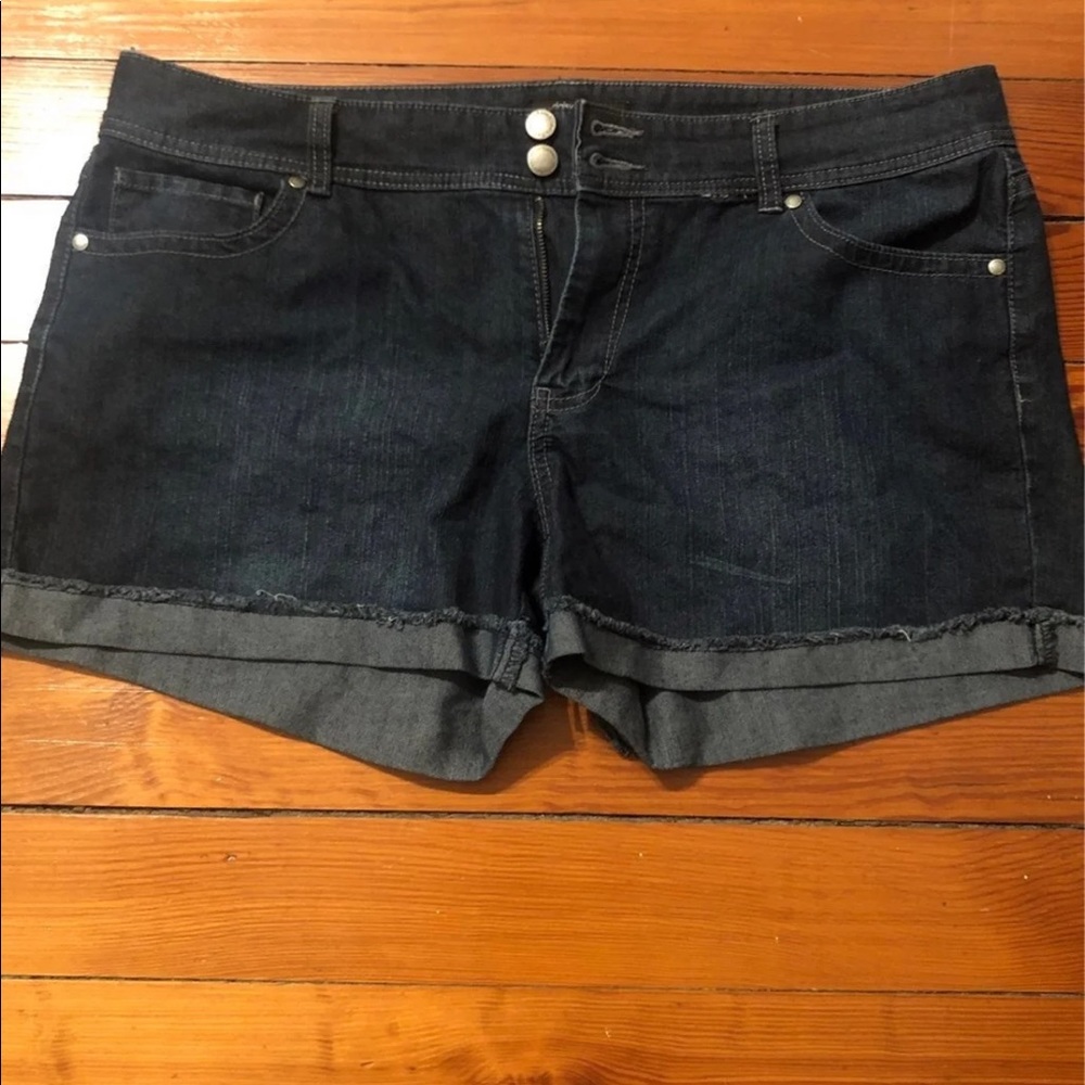 Denim shorts